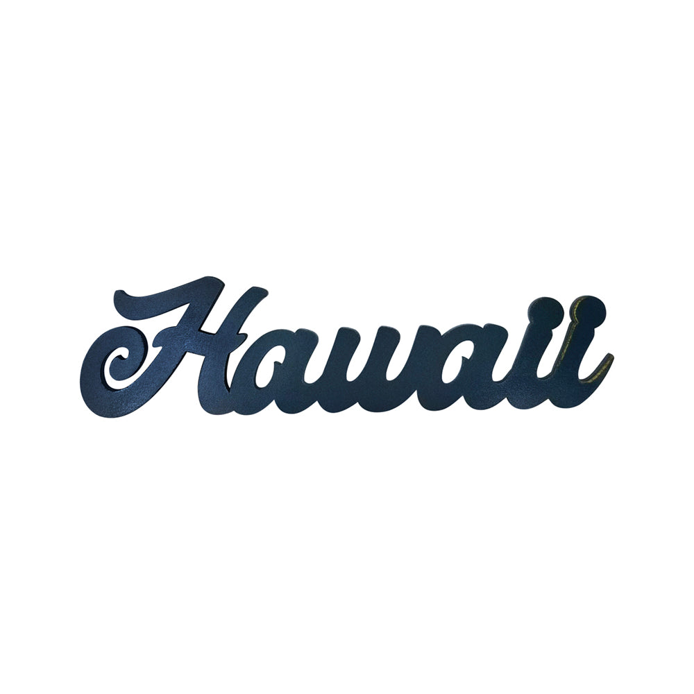 LARGE SCRIPT HAWAII OPIHI STICKER – CocoNene Hawaii