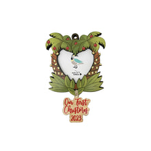 Load image into Gallery viewer, PALM TREE HEART 2023 FRAME ORNAMENT SET
