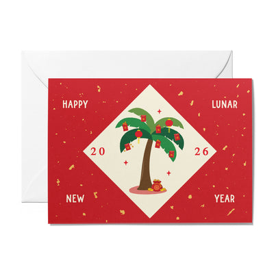 PROSPERITY PALM TREE 2026 5X7 CARD