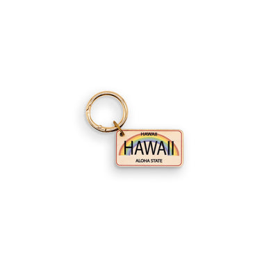 HAWAII LICENSE PLATE BAG CHARM