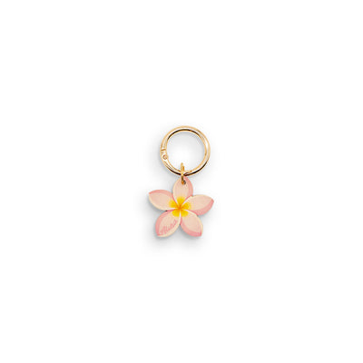 PLUMERIA BAG CHARM