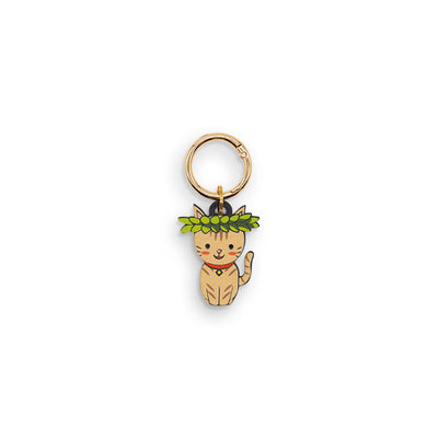HULA CAT BAG CHARM
