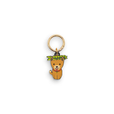HULA DOG BAG CHARM