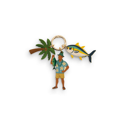 LET'S GO FISHING BAG CHARM
