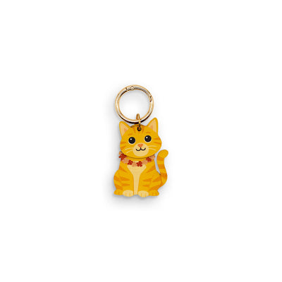 ORANGE CAT BAG CHARM
