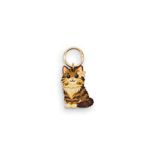 Load image into Gallery viewer, STRIPED CAT BAG CHARM
