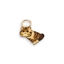Load image into Gallery viewer, STRIPED CAT BAG CHARM
