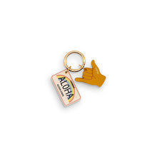 Load image into Gallery viewer, SHAKA LICENSE PLATE BAG CHARM
