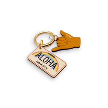 Load image into Gallery viewer, SHAKA LICENSE PLATE BAG CHARM
