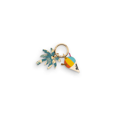 PALM TREE SHAVE ICE BAG CHARM