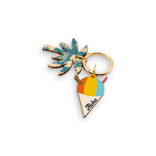 Load image into Gallery viewer, PALM TREE SHAVE ICE BAG CHARM
