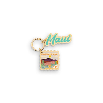 HALEAKALA POSTCARD BAG CHARM