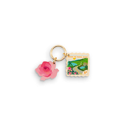ROAD TO HANA POSTCARD BAG CHARM