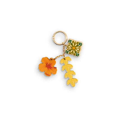 HIBISCUS PUAKENIKENI CHAIN BAG CHARM