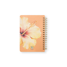 Load image into Gallery viewer, YELLOW HIBISCUS WOOD NOTEBOOK
