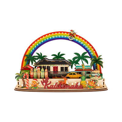 XMAS BEACH TOWN ADVENT CALENDAR SET