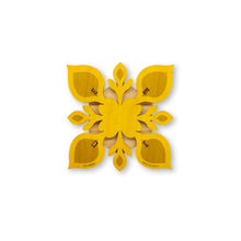 Load image into Gallery viewer, YELLOW QUILT LED ORNAMENT
