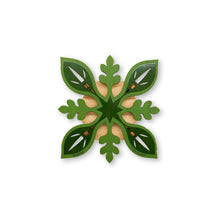 Load image into Gallery viewer, GREEN QUILT LED ORNAMENT
