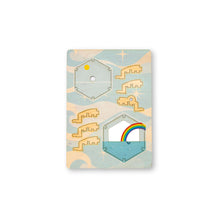 Load image into Gallery viewer, SANTA &amp; REINDEER LED HEX ORNAMENT

