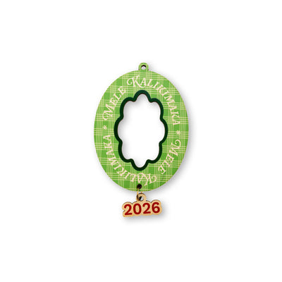 GREEN PALAKA 2026 FRAME ORNAMENT