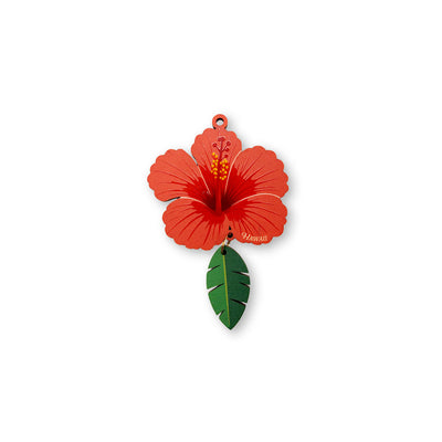 HIBISCUS CHARM ORNAMENT