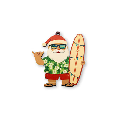SANTA SHAKA ORNAMENT