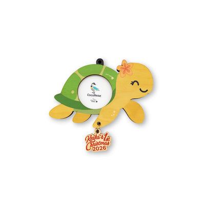 BABY HONU GIRL FIRST 2026 FRAME ORNAMENT