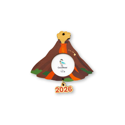 VOLCANO 2026 FRAME ORNAMENT