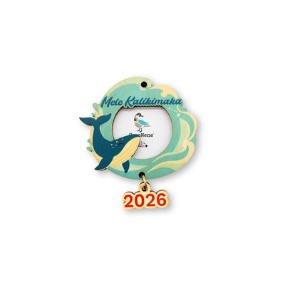 WHALE 2026 FRAME ORNAMENT