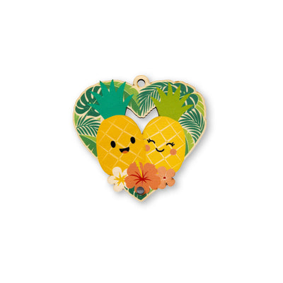 PINEAPPLE COUPLE ORNAMENT