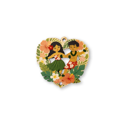HULA COUPLE ORNAMENT