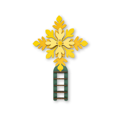 YELLOW QUILT TREE TOPPER