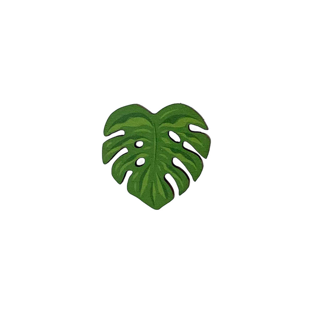 cartoon monstera leaf Mod Monstera Mini Opihi Sticker