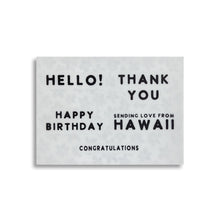 Load image into Gallery viewer, MODERN GREETING MESSAGE STICKER SET
