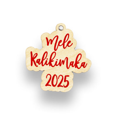 ORNAMENT CHARM-MELE KALIKIMAKA 2025