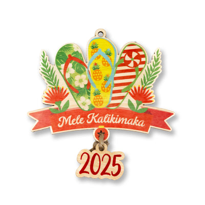 MELE SLIPPER TRIO 2025 ORNAMENT