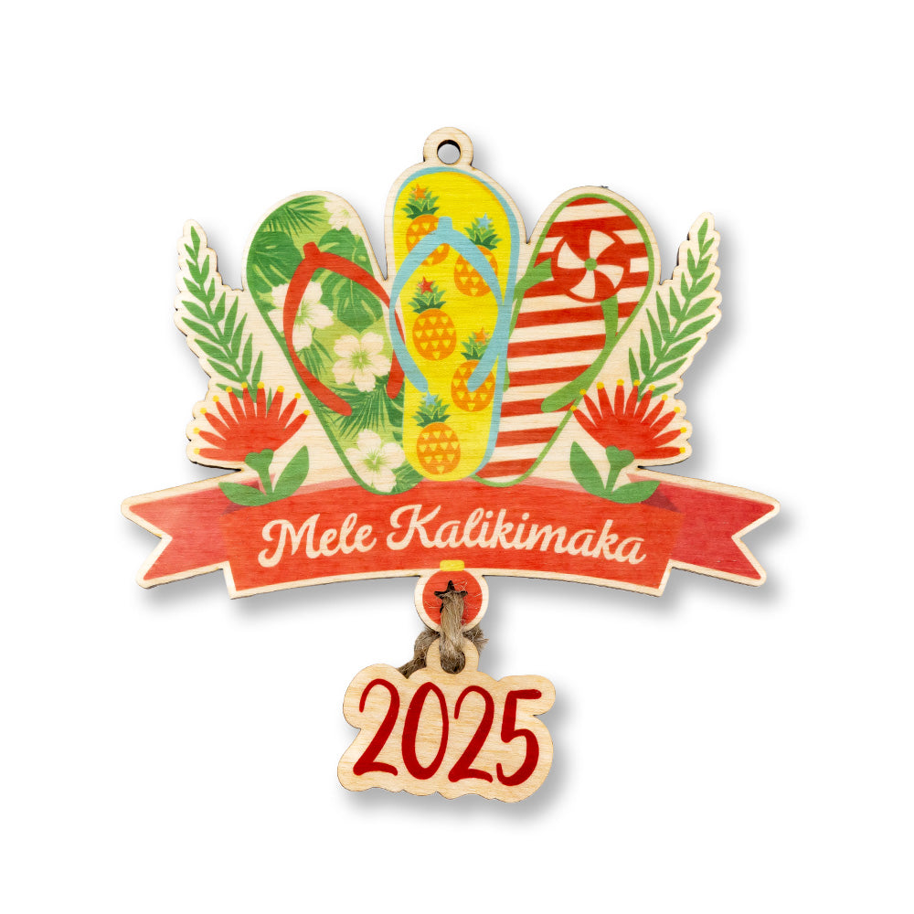 MELE SLIPPER TRIO 2025 ORNAMENT