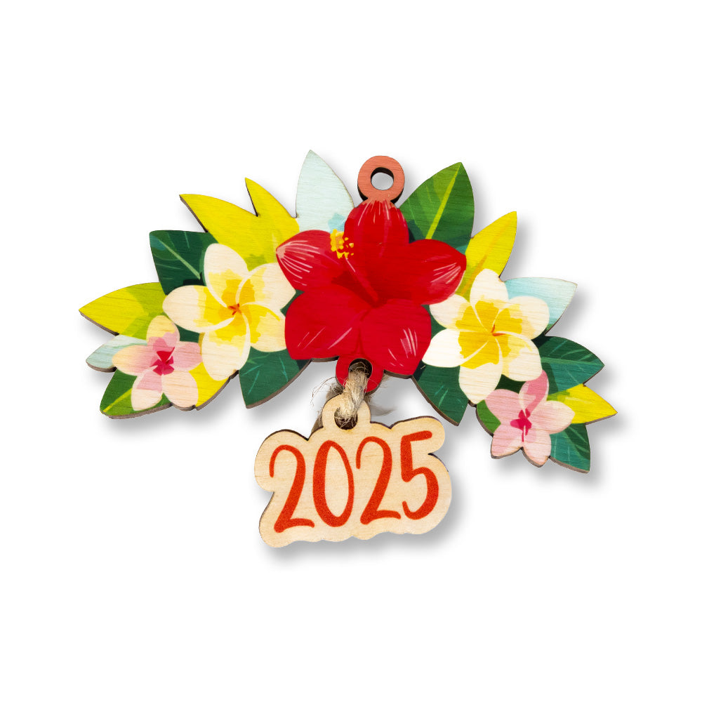 HAWAII LEI PO'O 2025 ORNAMENT