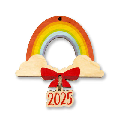 RAINBOW CLOUD 2025 FRAME ORNAMENT