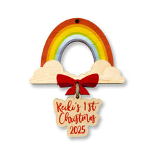 Load image into Gallery viewer, RAINBOW CLOUD 2025 FRAME ORNAMENT
