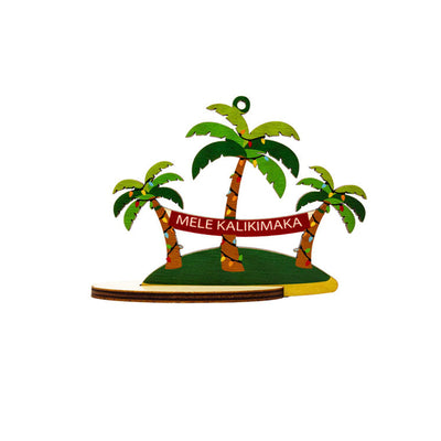 MELE PALM TREE BANNER SINGLE
