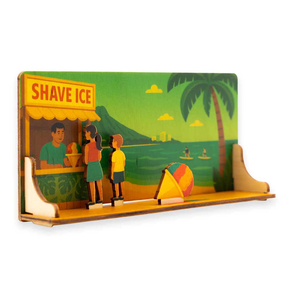 SHAVE ICE BEACH STAND PUKA POP-UP
