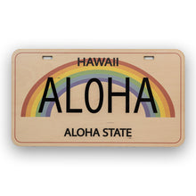 Load image into Gallery viewer, ALOHA ANUENUE LICENSE PLATE WALL DECOR
