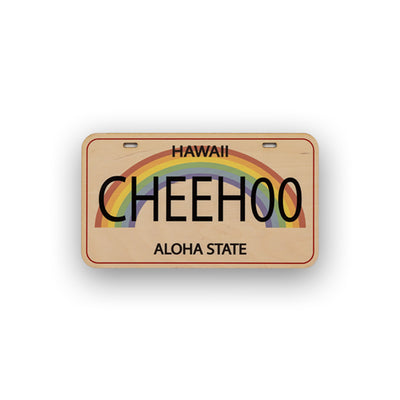 CHEEHOO ANUENUE LICENSE PLATE WALL DECOR