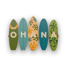 Load image into Gallery viewer, OHANA SURFBOARDS WALL DECOR
