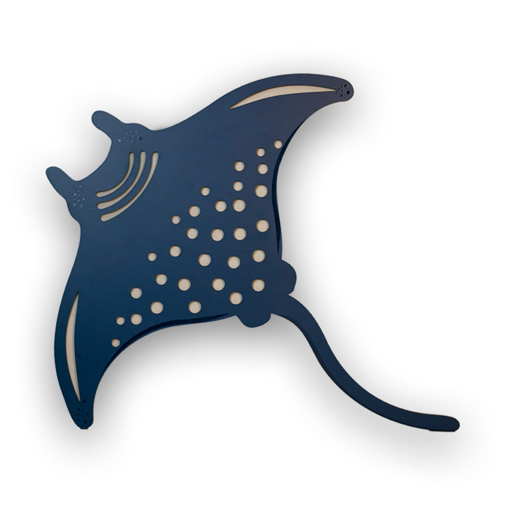 LARGE MANTA RAY LAYERED WALL DECOR – CocoNene Hawaii