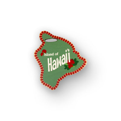 BIG ISLAND WOOD BAG TAG