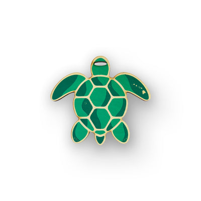 GREEN GEO HONU WOOD BAG TAG