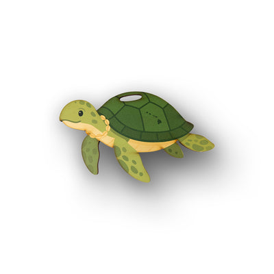 HONU WOOD BAG TAG