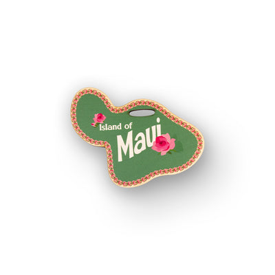 MAUI ISLAND WOOD BAG TAG